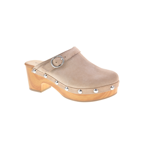 Cindy Suede Wedge • Natural