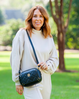 Sloane Studded Crossbody • Black LD