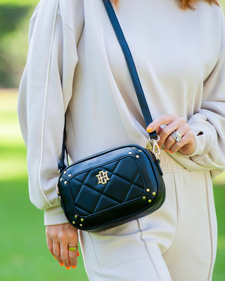 Sloane Studded Crossbody • Black LD