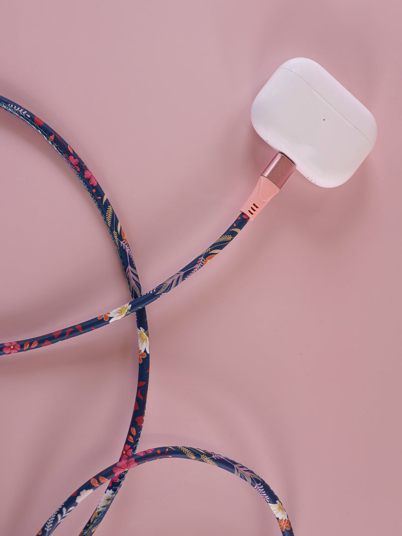 Simply Floral USB C Rapid Charging Cord • 10 Foot