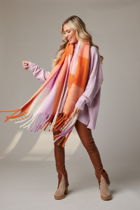 Orange Scarf Wrap