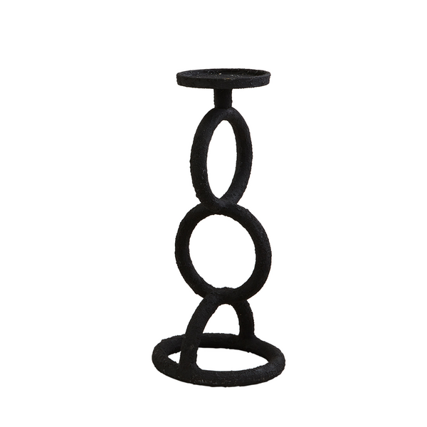 Black Chain Link Candlestick