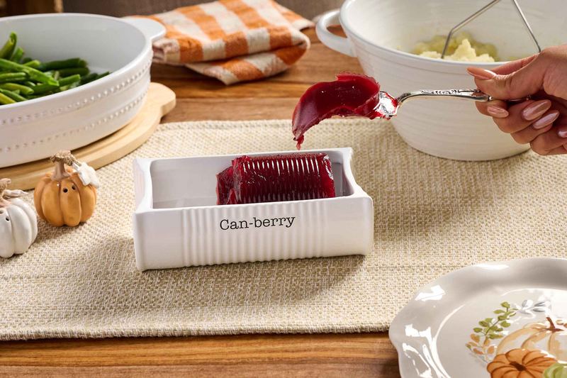 Cranberry Dish Set