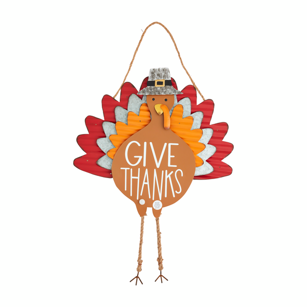 Gobbling Turkey Door Hanger