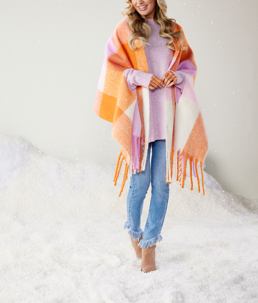 Orange Scarf Wrap