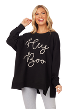 Hey Boo Sweatshirt • Black