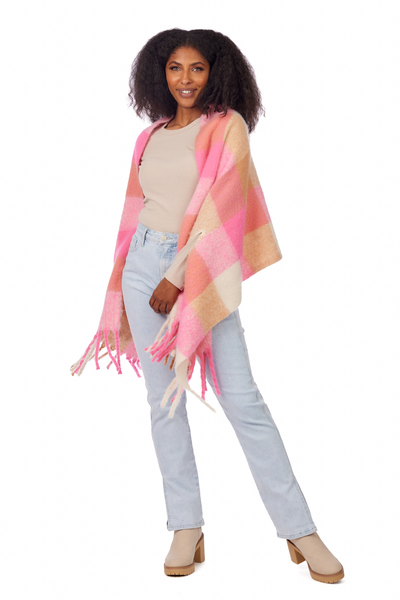 Pink Scarf Wrap