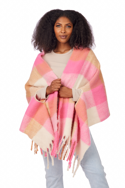 Pink Scarf Wrap