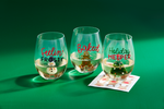 Christmas Icon Wine Glass • Tree