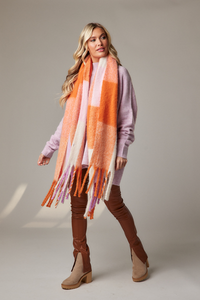 Orange Scarf Wrap