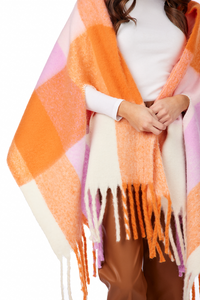 Orange Scarf Wrap