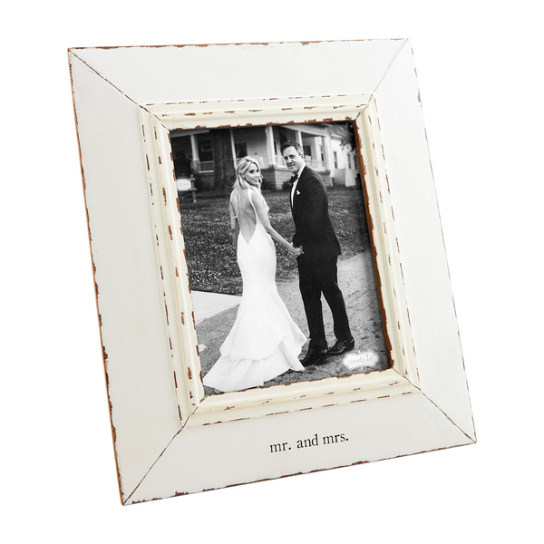 Mr. & Mrs. Distressed Picture Frame 8x10