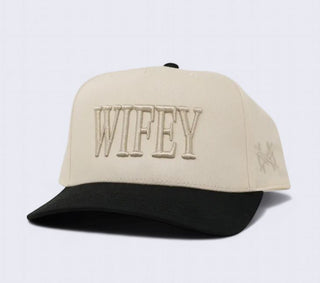 Wifey Snapback • Retro Black/Natural