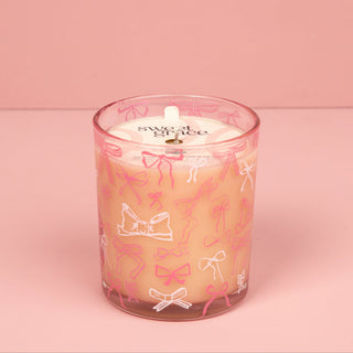 Sweet Grace Pink Bow Candle #072