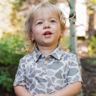 Youth - Performance Polo - Classic Deer Camo