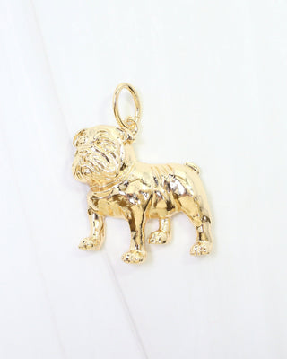 Chelsey Charm Standing Dog • Gold