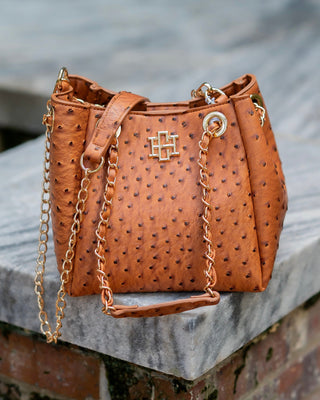 Lainey Mini Tote • Saddle EO