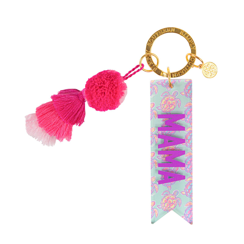 Boy Mom Acrylic Keychain With Tassel – fioribelle