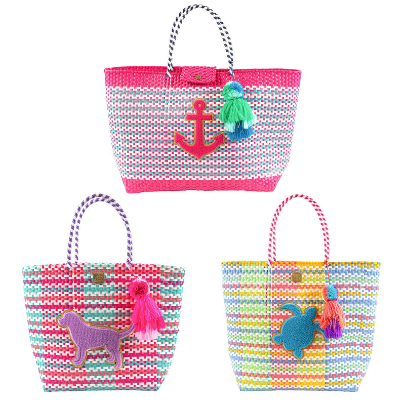 Calabash Tote • Nautical Chenille Patch