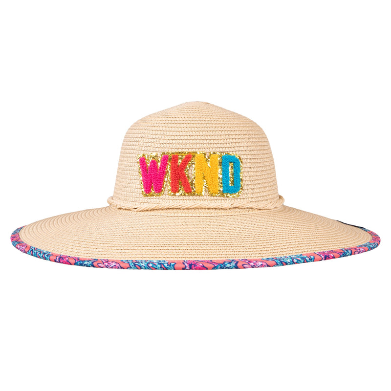 Preppy Beach Hat • Straw