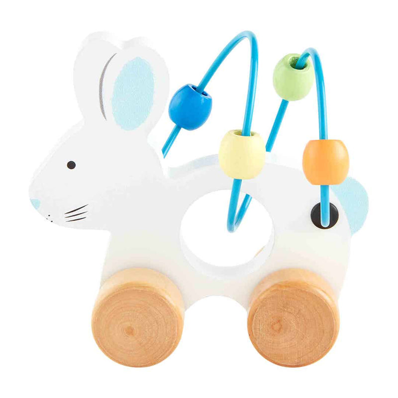 Bunny Abacus Toy • Blue Wood