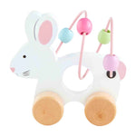 Bunny Abacus Toy • Pink Wood