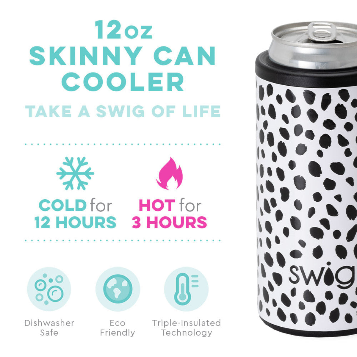 Swig Life Calypso Skinny Can Cooler (12oz) - Craig Reagin Clothiers