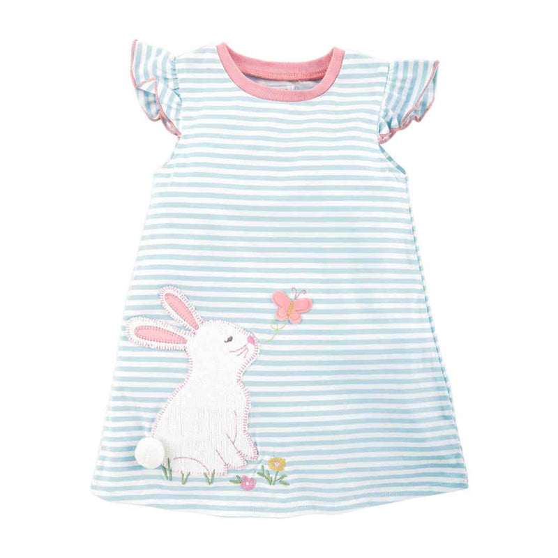 Girl's Bunny T-Shirt Dress