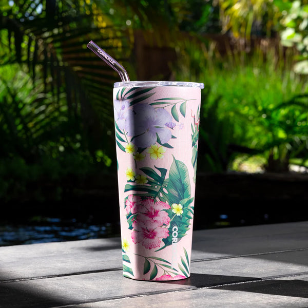 24oz Tumbler • Pink Luau