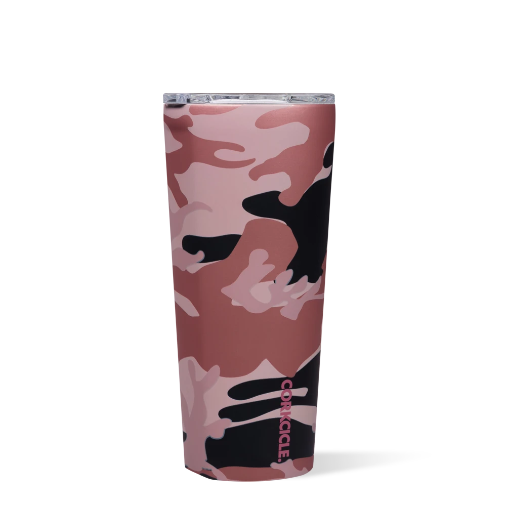 24oz Camo Tumbler • Rose Camo