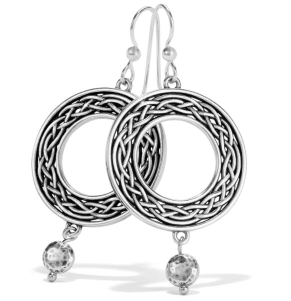 Interlock Weave French Wire Earrings