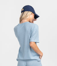 Brunch To Beach Top • Celestial Blue