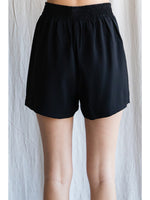 Pull On Business Shorts • Black
