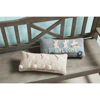 Bunny Hooked Pillows