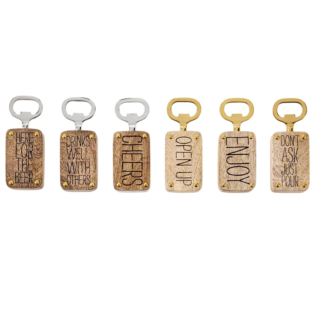 Wood Bottle Openers