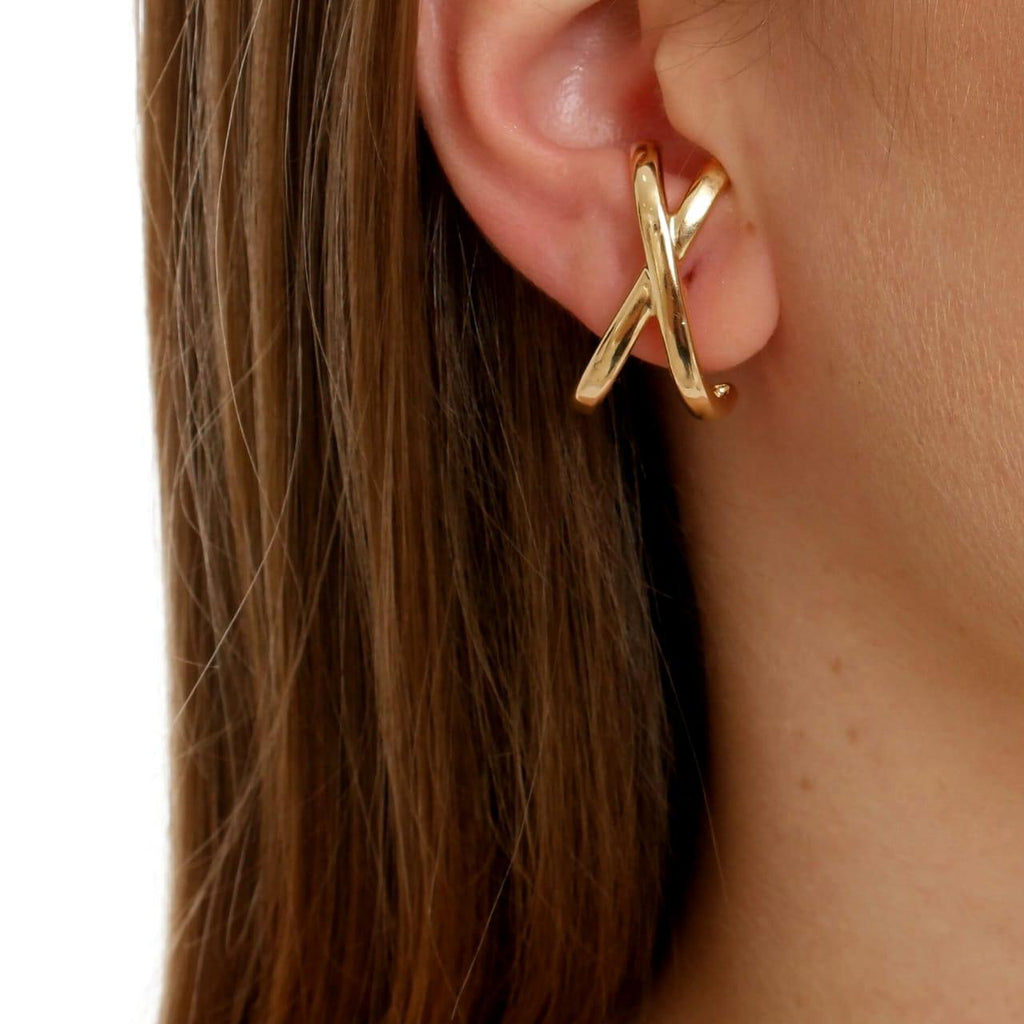 Crisscross Hug Earrings