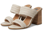 Rozie Woven Strappy Dress Sandals • Ivory