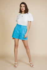 Paperbag Shorts • Bright Blue