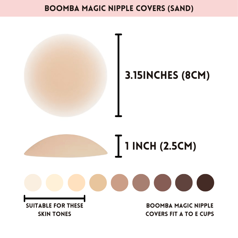 Boomba Magic Nipple Covers • Beige