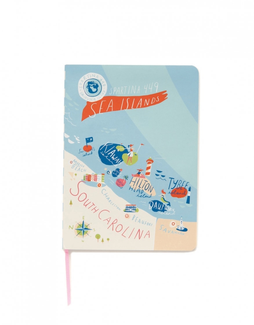 Sea Islands Ruled Notebook