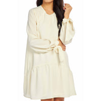 Merritt Flounce Dress • White