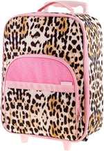 All Over Print Rolling Luggage • Leopard