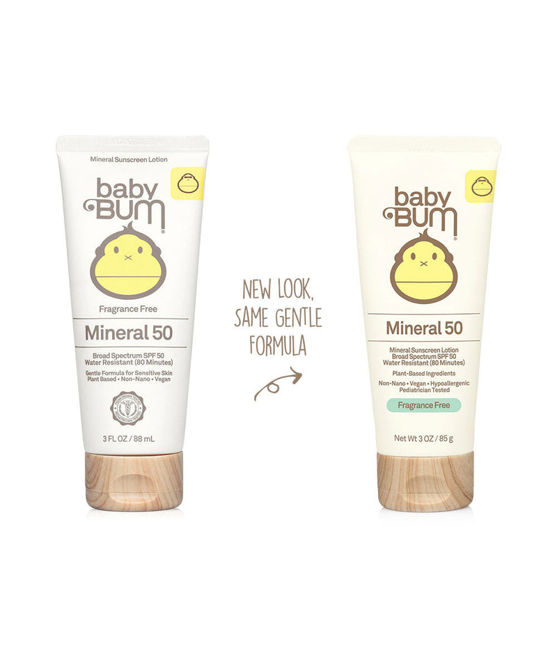 Baby Bum • Mineral SPF 50 Sunscreen Lotion - Fragrance Free