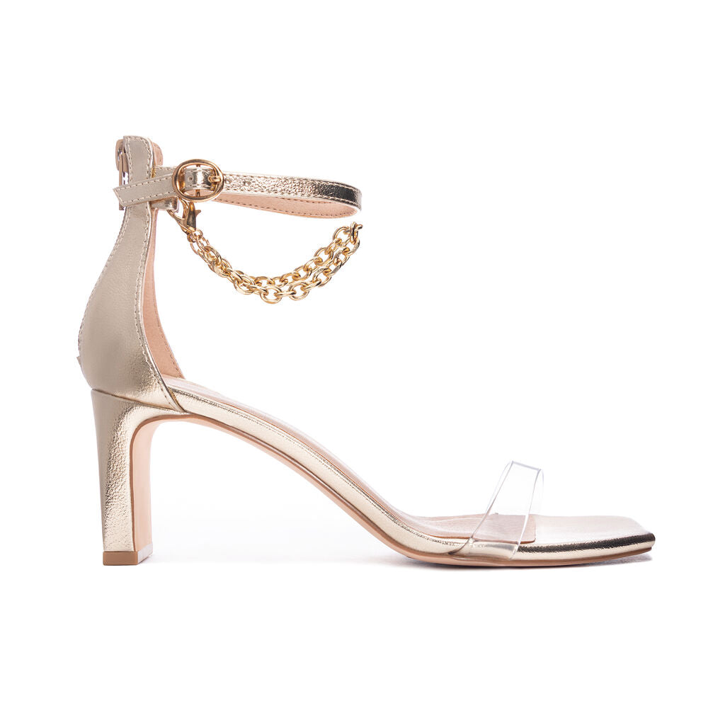 Yara Wedge Sandal Lt. Gold