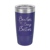 20oz Tumbler • Beaches Booze Besties