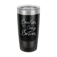 20oz Tumbler • Beaches Booze Besties