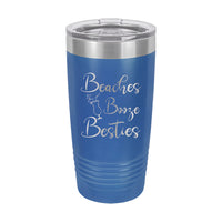 20oz Tumbler • Beaches Booze Besties