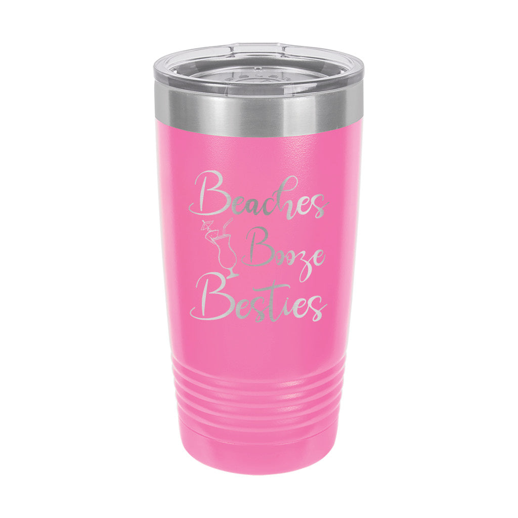 20oz Tumbler • Beaches Booze Besties