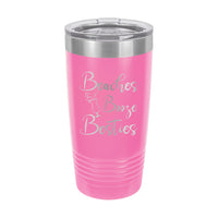 20oz Tumbler • Beaches Booze Besties