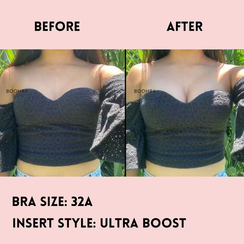  2 Pairs Boomba Bra Inserts Boomba Ultra Boost Insert Bra  Reusable Boomba Adhesive Bra : Clothing, Shoes & Jewelry